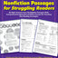 Hi-Lo Nonfiction Passages for Struggling Readers: Grades 6-8