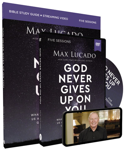 God Never Gives Up on You Study Guide with DVD: What Jacobs Story Teaches Us About Grace, Mercy, and Gods Relentless Love