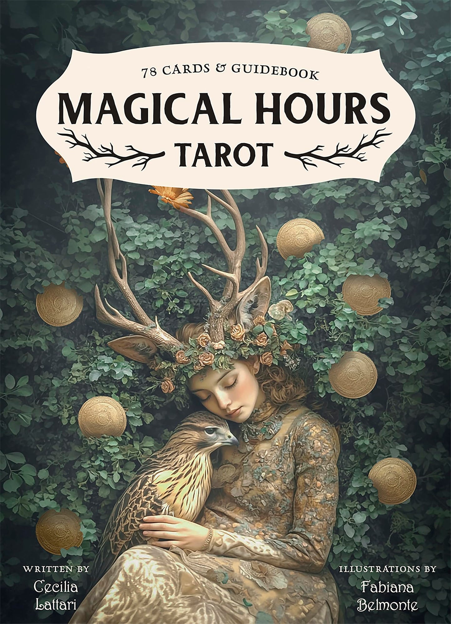 Magical Hours Tarot: 78 Lush Collage-Style Cards, Enchanting Divination Deck Steeped in Nature & Magic, Includes Full-Color 128-Page Illustrated Guidebook