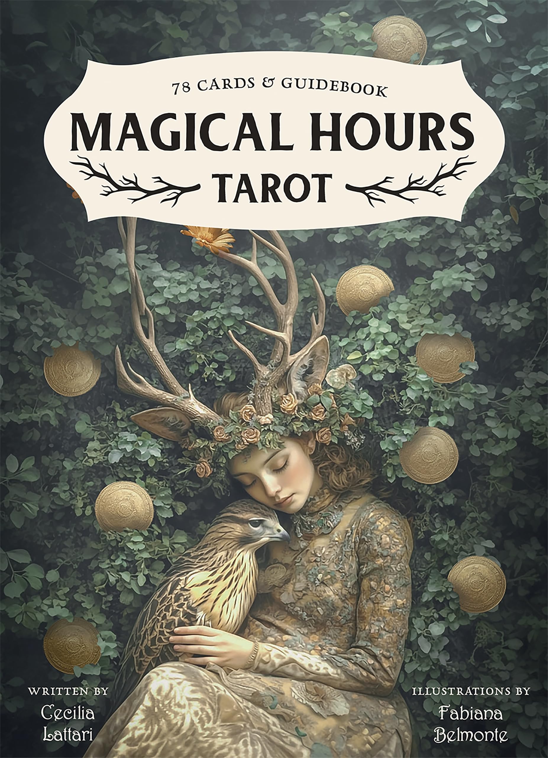 Magical Hours Tarot: 78 Lush Collage-Style Cards, Enchanting Divination Deck Steeped in Nature & Magic, Includes Full-Color 128-Page Illustrated Guidebook