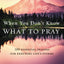 When You Don't Know What to Pray: 100 Essential Prayers for Enduring Life's Storms