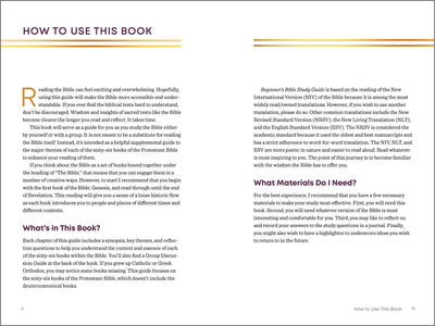 The Beginner's Bible Study Guide: An Introduction to All 66 Books of the Bible