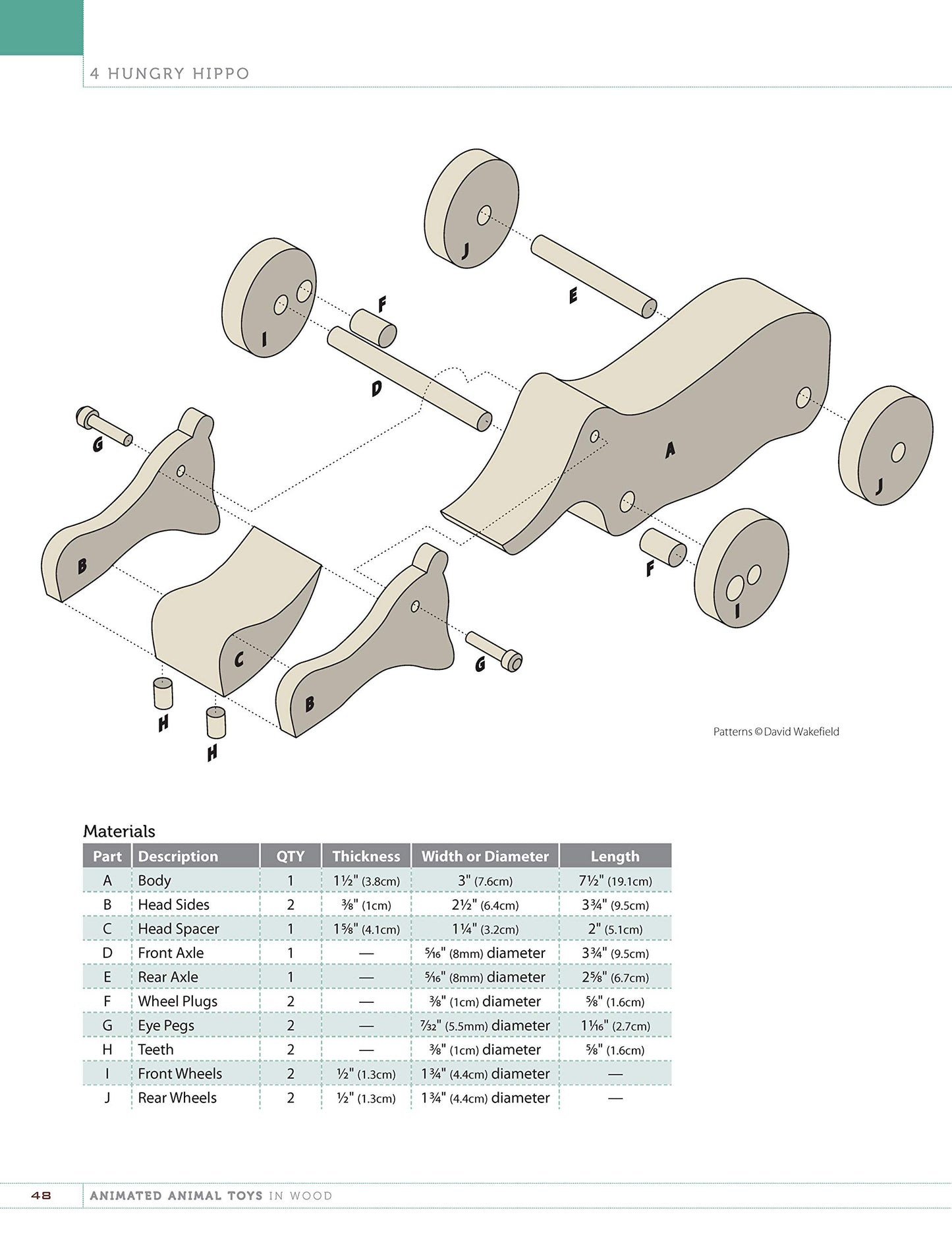 Animated Animal Toys in Wood: 20 Projects that Walk, Wobble & Roll (Fox Chapel Publishing) Patterns & Directions for Making Dinosaurs, a Shark, Duck, Turtle, Wolf, Frog, Hippo, Dog, & More for Kids