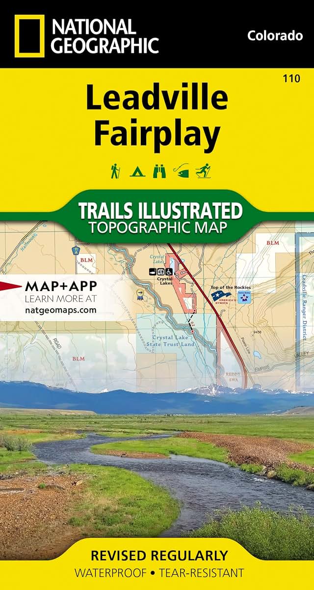 Leadville, Fairplay Map (National Geographic Trails Illustrated Map, 110)