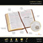 KJV Holy Bible, Compact Faux Leather Red Letter Edition - Ribbon Marker, King James Version, Black Faux Leather, Zipper Closure (KJV Compact Editions)