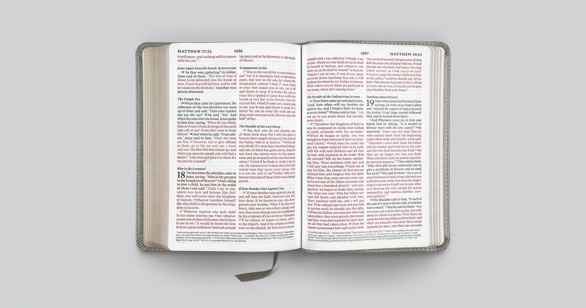ESV Large Print Compact Bible, Red Letter (TruTone, Stone, Branch Design): Holy Bible, English Standard Version