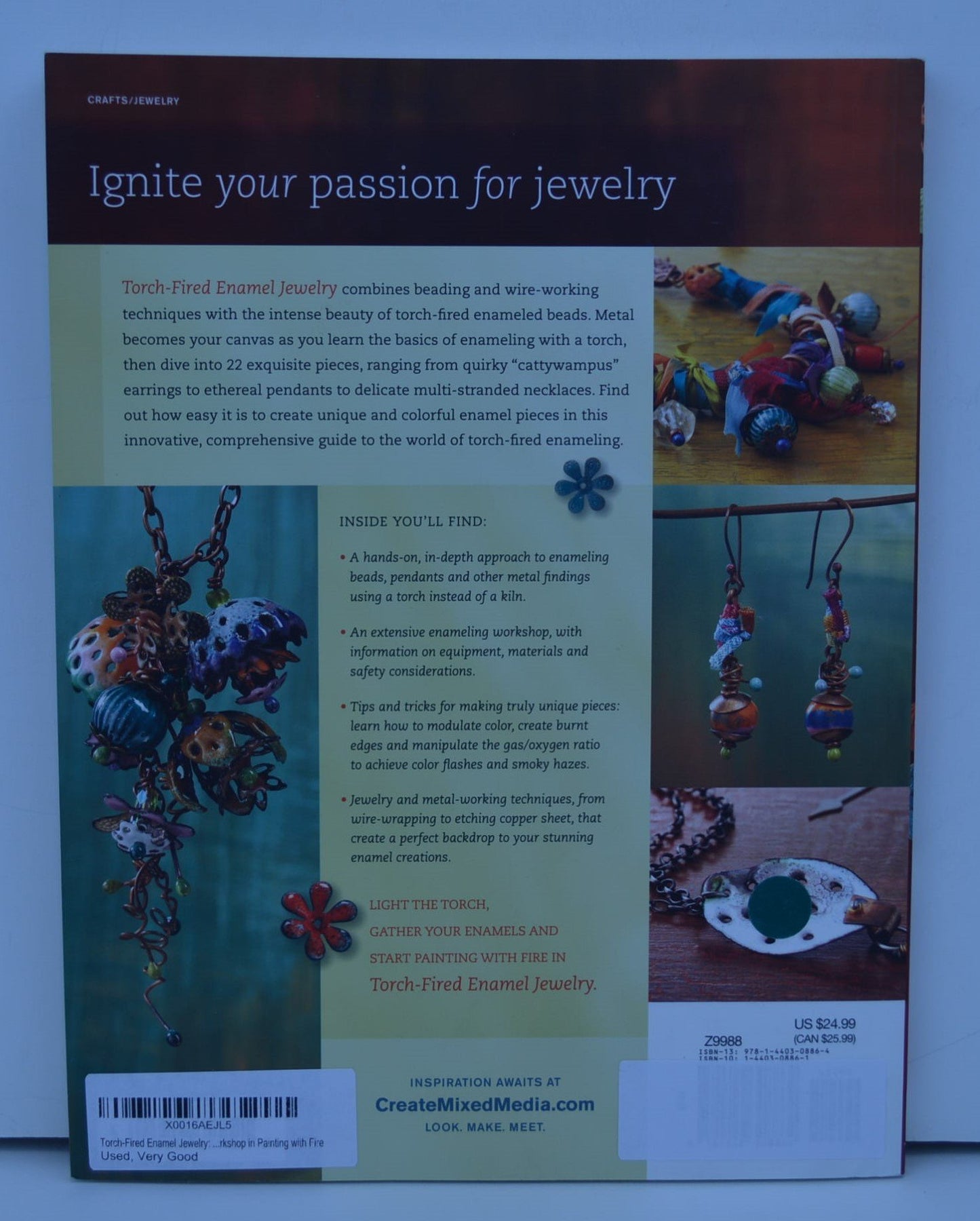 Torch-Fired Enamel Jewelry: A Workshop in Painting with Fire