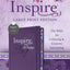 Inspire PRAISE Bible Large Print NLT, Filament Enabled (Hardcover LeatherLike, Purple)