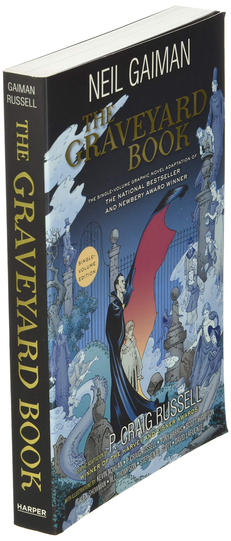 The Graveyard Book Graphic Novel Single Volume — back cover