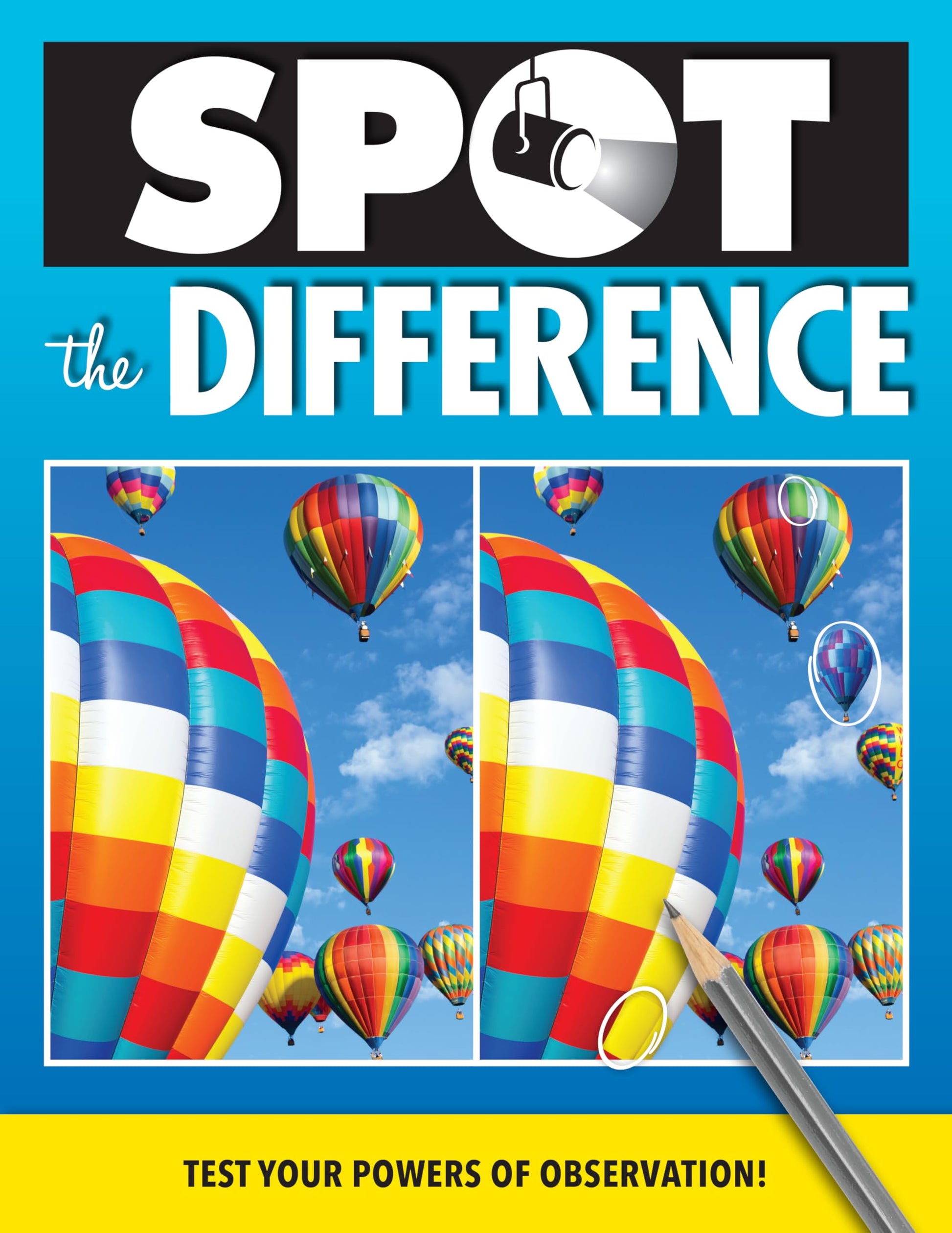 Spot The Difference Puzzle Books, Picture Puzzle Books for Adults and Kids with Over 15 Picture Puzzles, Train Your Brain with Fun Puzzle Activities for All Ages, Volume 1
