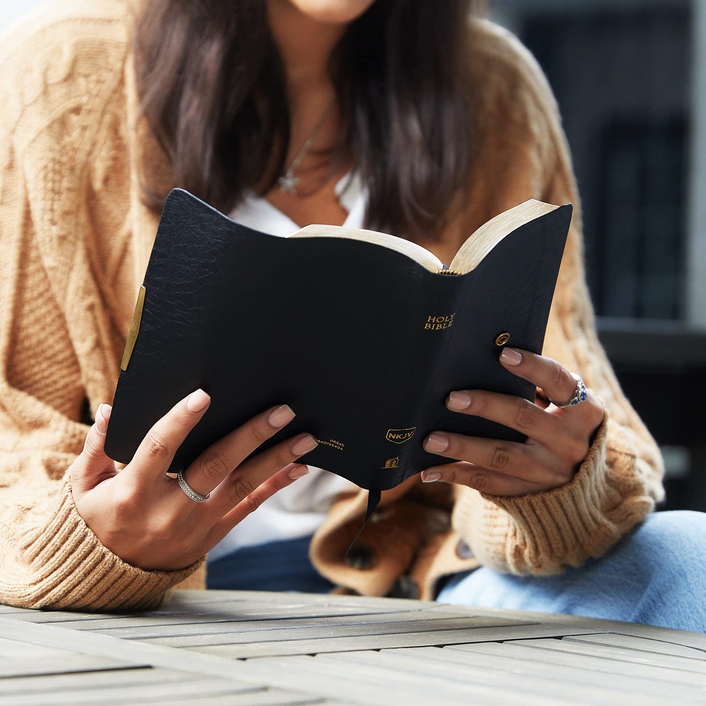 Nelson's Classic Companion NKJV Bible (Black Bonded Leather)