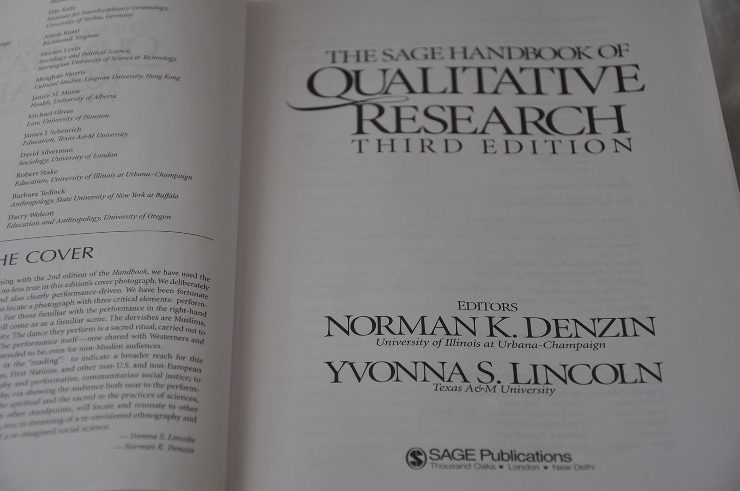 The SAGE Handbook of Qualitative Research