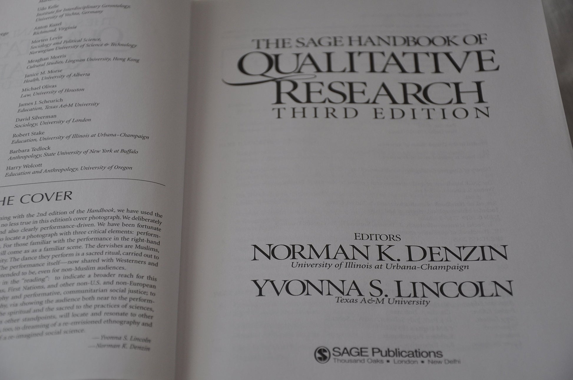 The SAGE Handbook of Qualitative Research