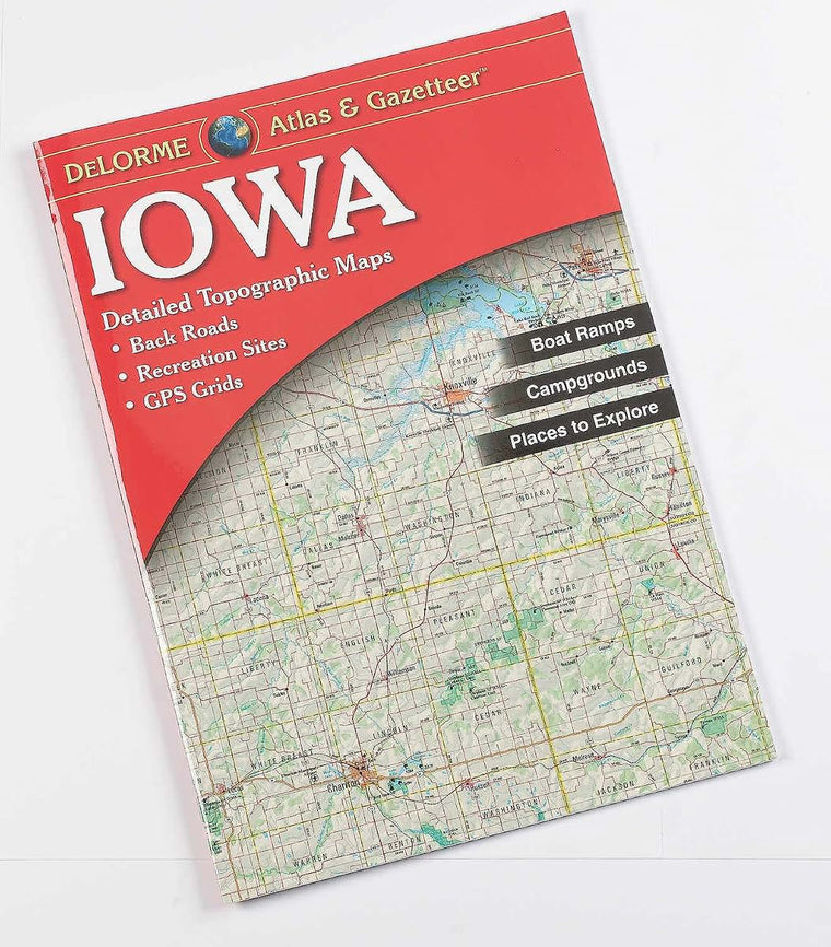 Iowa Atlas & Gazetteer (Delorme Atlas & Gazetteer)