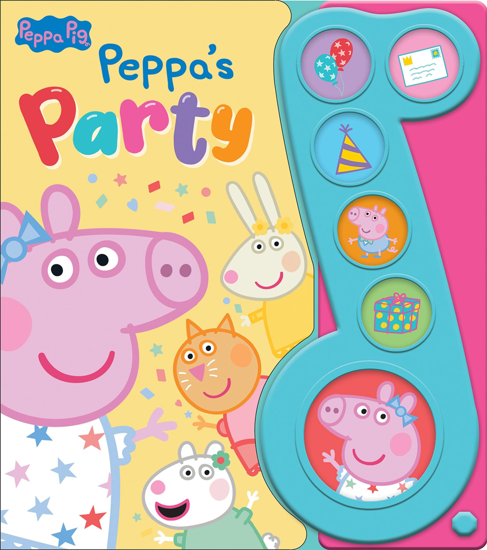 Peppa Pig - Peppa's Party 6-Button Music Sound Book - PI Kids