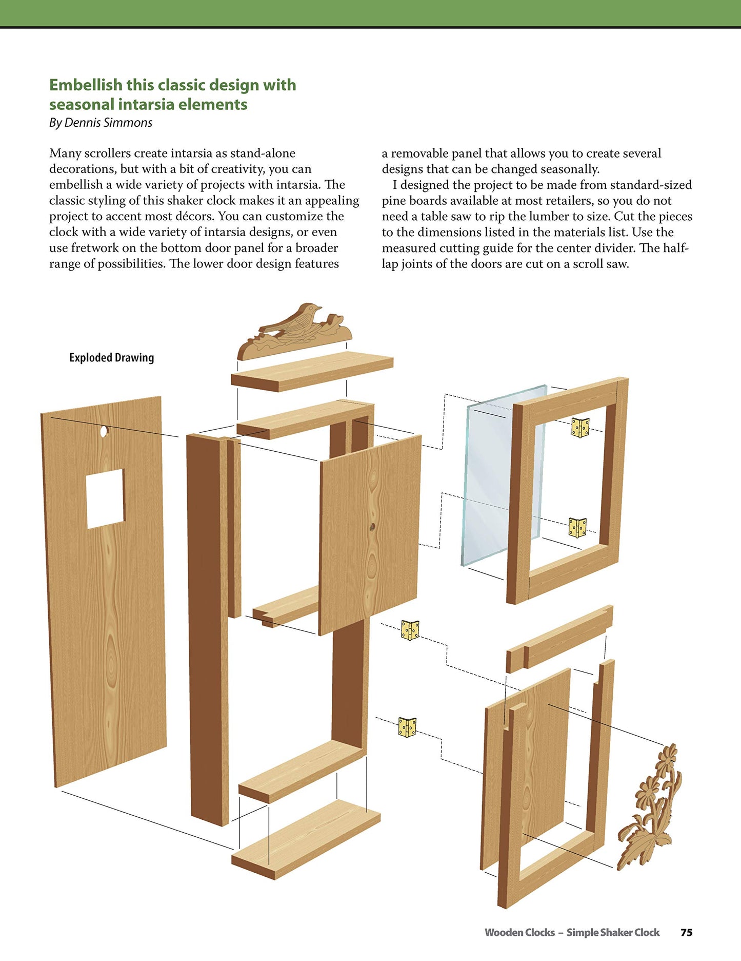 Wooden Clocks: 31 Favorite Projects & Patterns (Fox Chapel Publishing) Cases for Grandfather, Pendulum, Desk Clocks & More with Your Scroll Saw; Includes Beginner, Intermediate, and Advanced Designs
