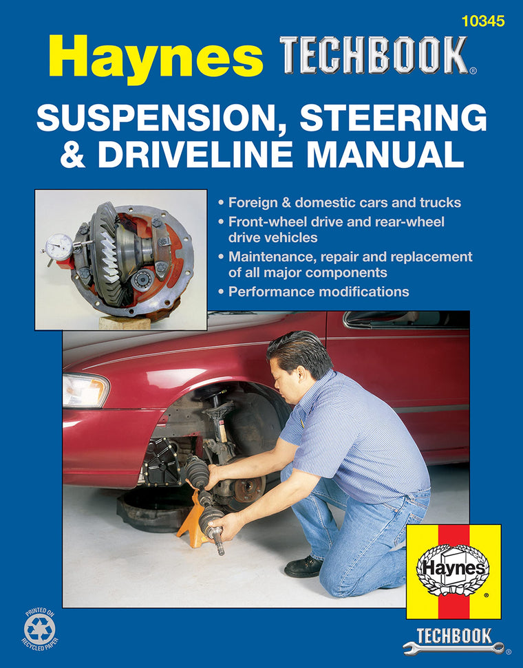 Suspension, Steering & Driveline Haynes Techbook (USA) (Paperback)