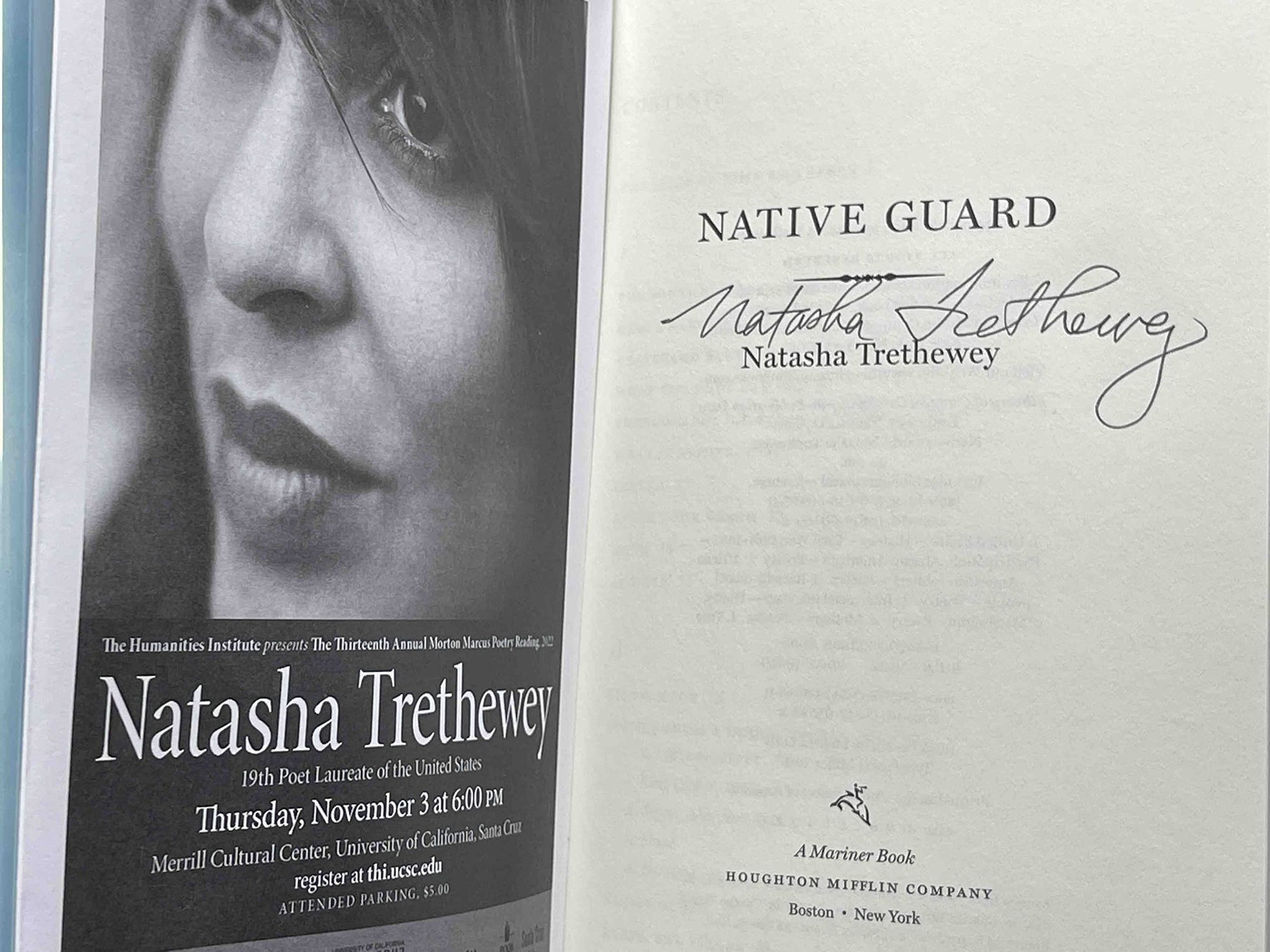Native Guard, Poems