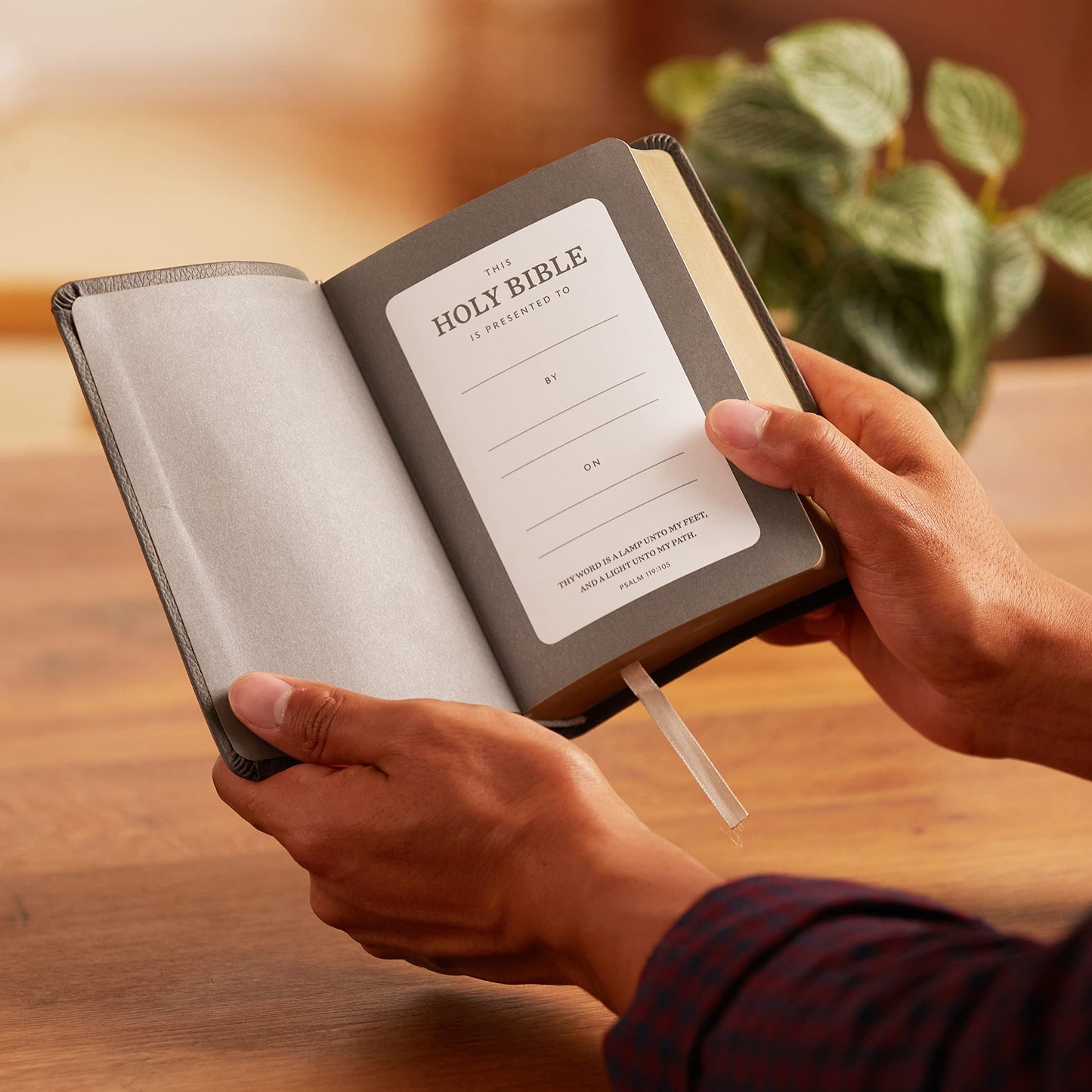 KJV, Reference Bible, Compact, 8-point Print, Leathersoft, B