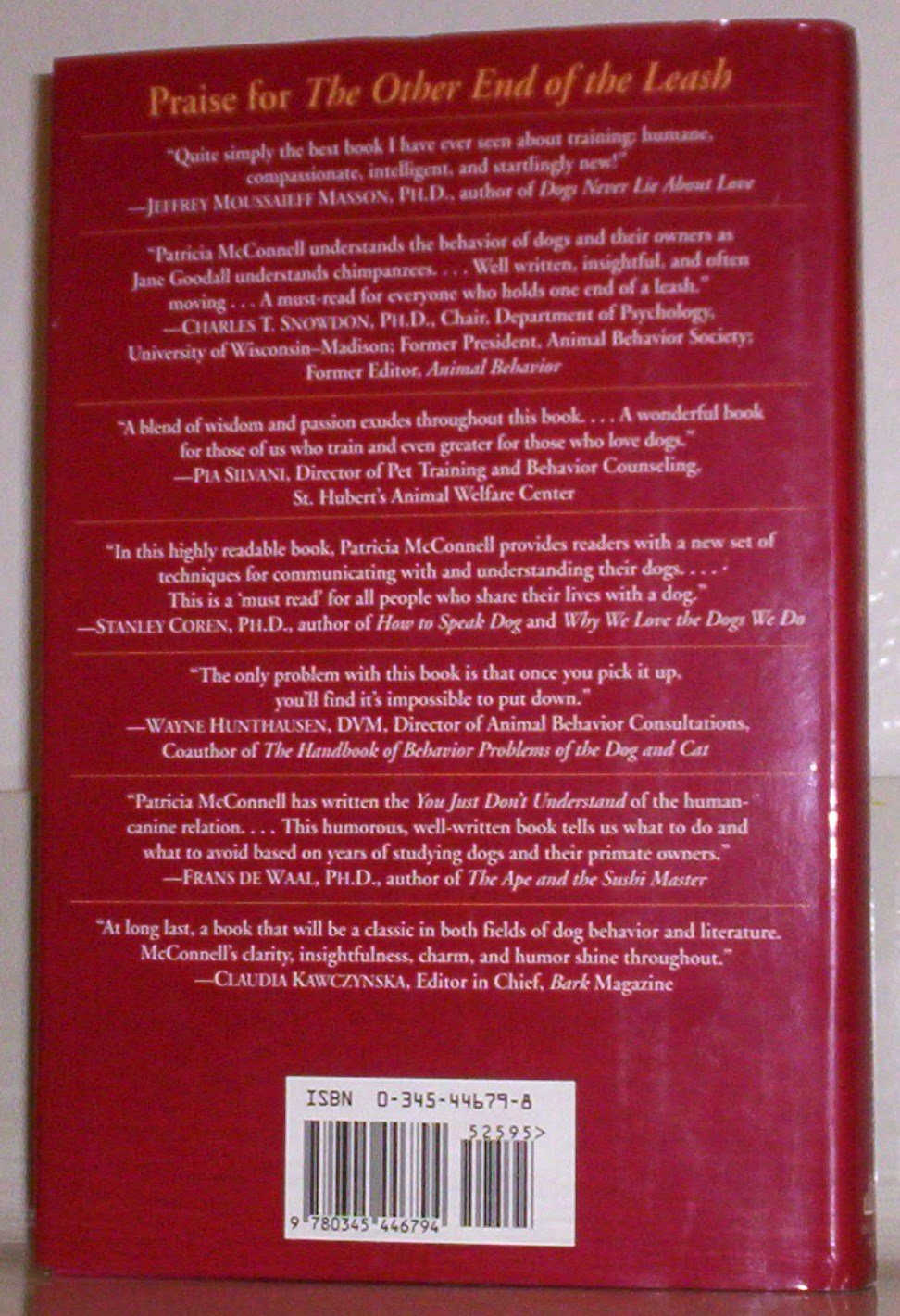The Other End of the Leash by McConnell, Patricia