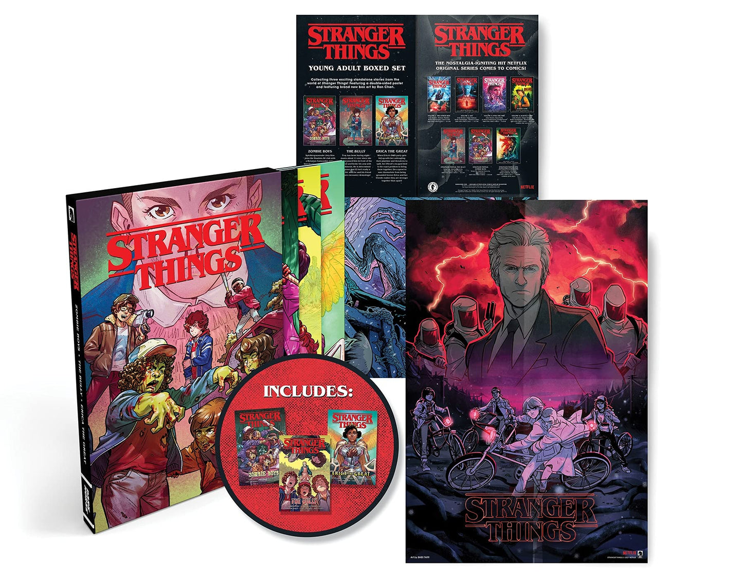 Stranger Things Graphic Novel Boxed Set (Zombie Boys, The Bu