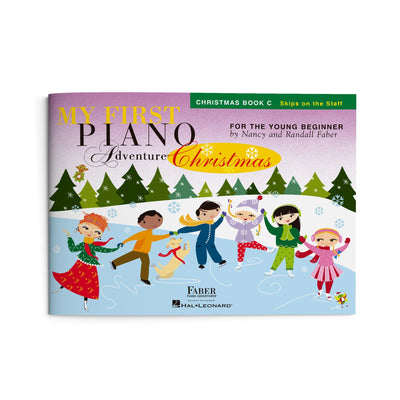 My First Piano Adventure: Christmas - Book C  Early Elementary Songbook with Skips on the Staff  Beginner Holiday Piano Sheet Music for Kids  Faber Piano Adventures Christmas Book