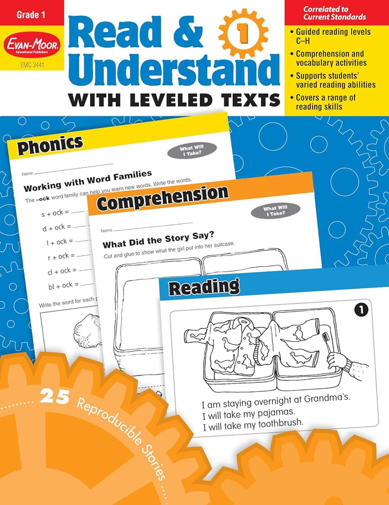 Read & Understand with Leveled Texts: Grade 1