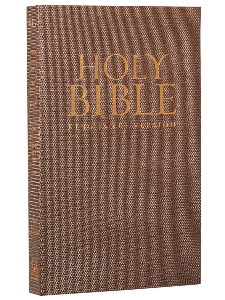 KJV Holy Bible, Gift and Award Bible - Softcover, King James Version, Antique Gold (KJV Gift Award Editions)