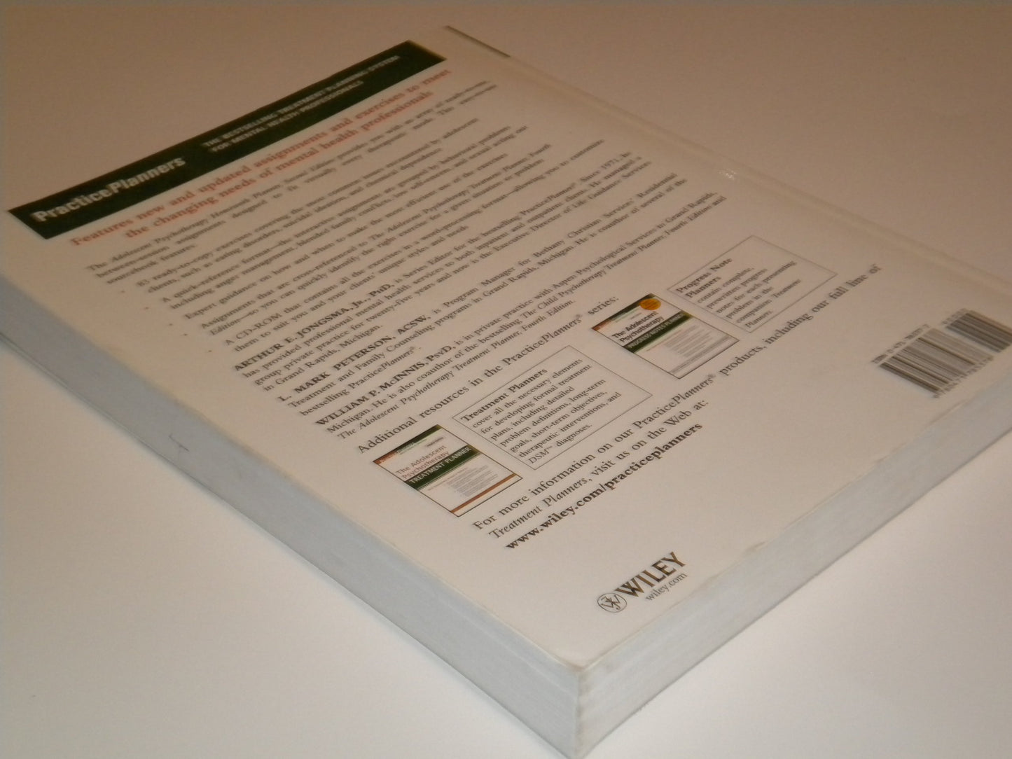 Adolescent Psychotherapy Homework Planner