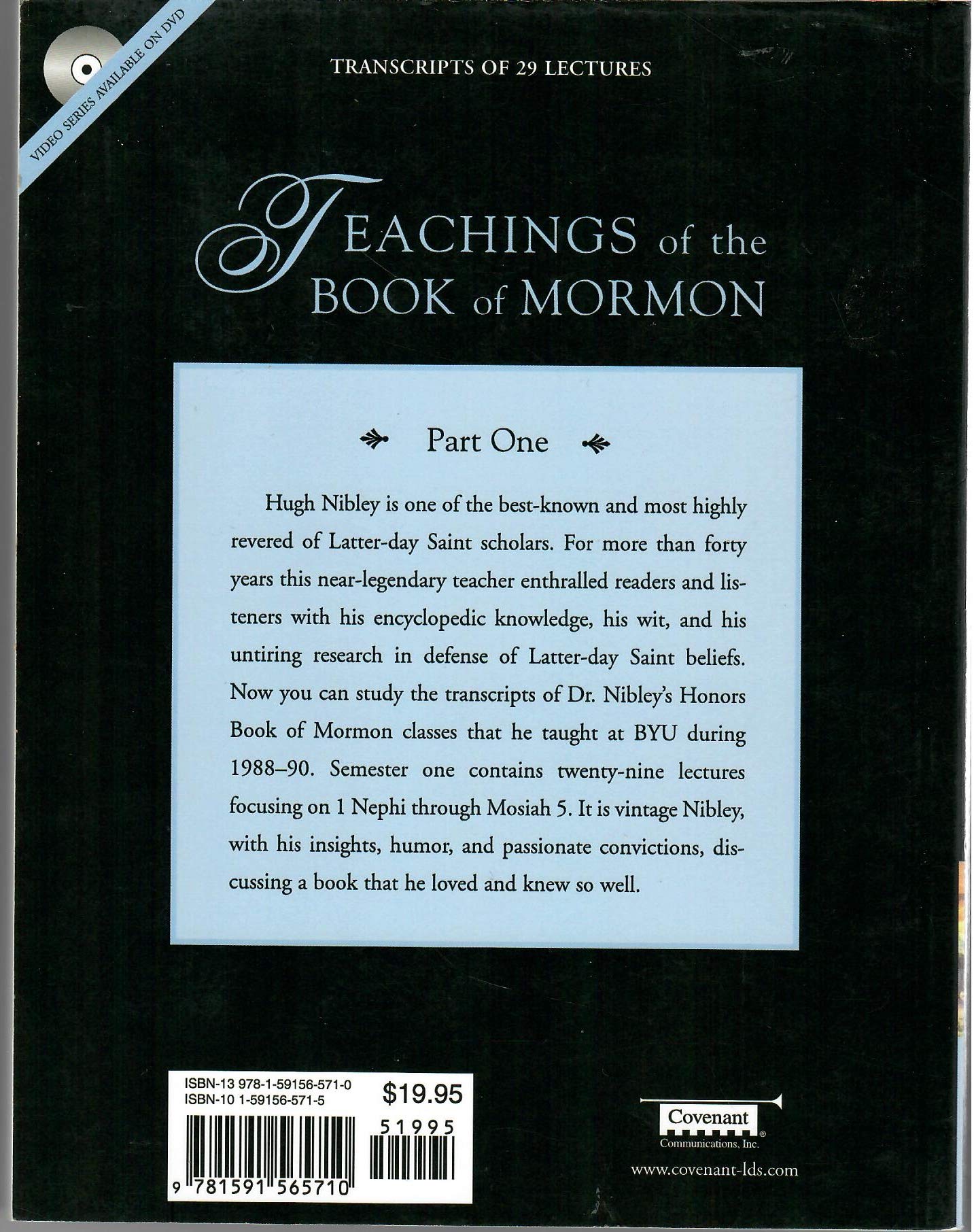 Teachings of the Book of Mormon: Semester 1