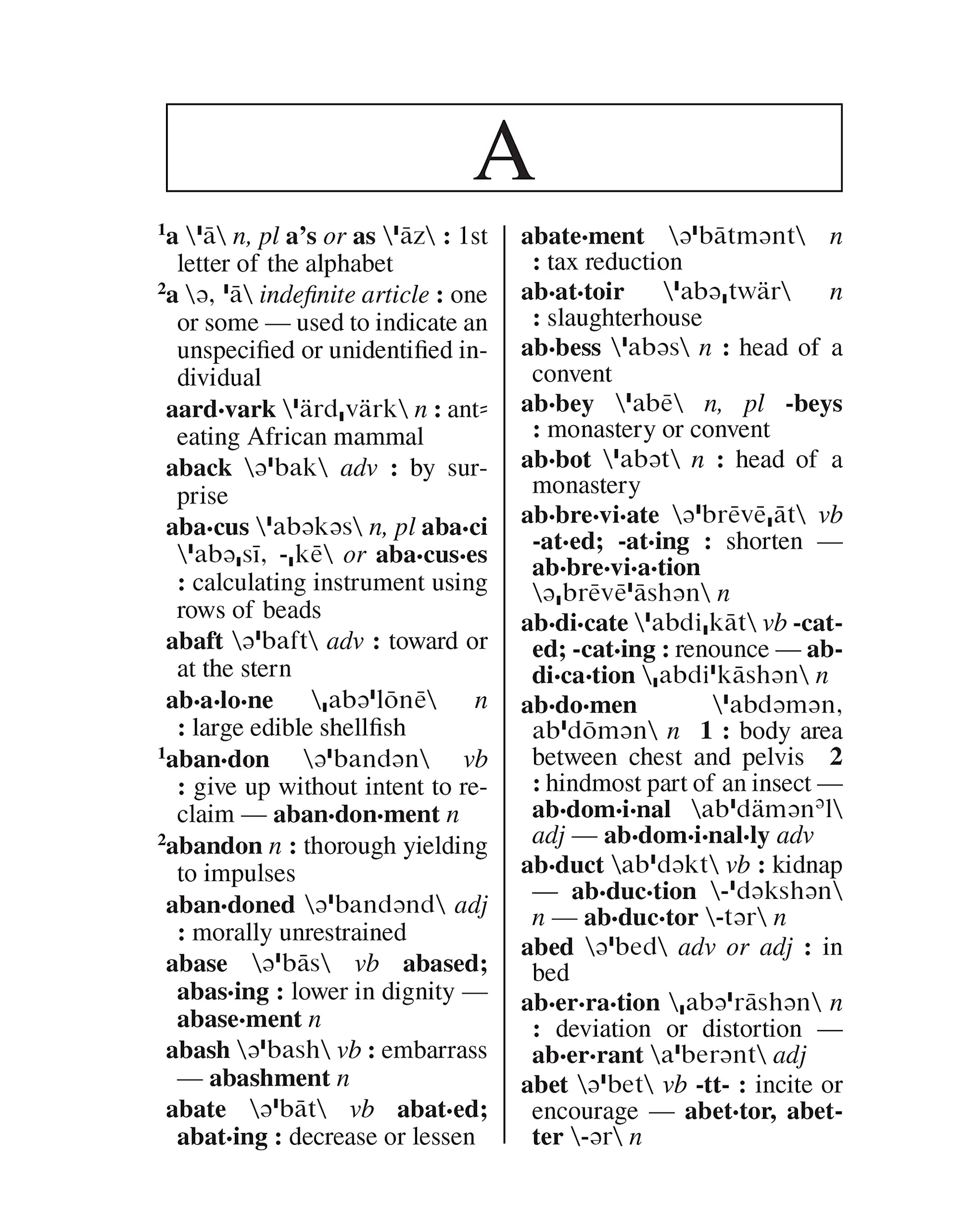 Webster's New Explorer Large Print Dictionary, 3rd Edition - Large, Easy-to-Read Type