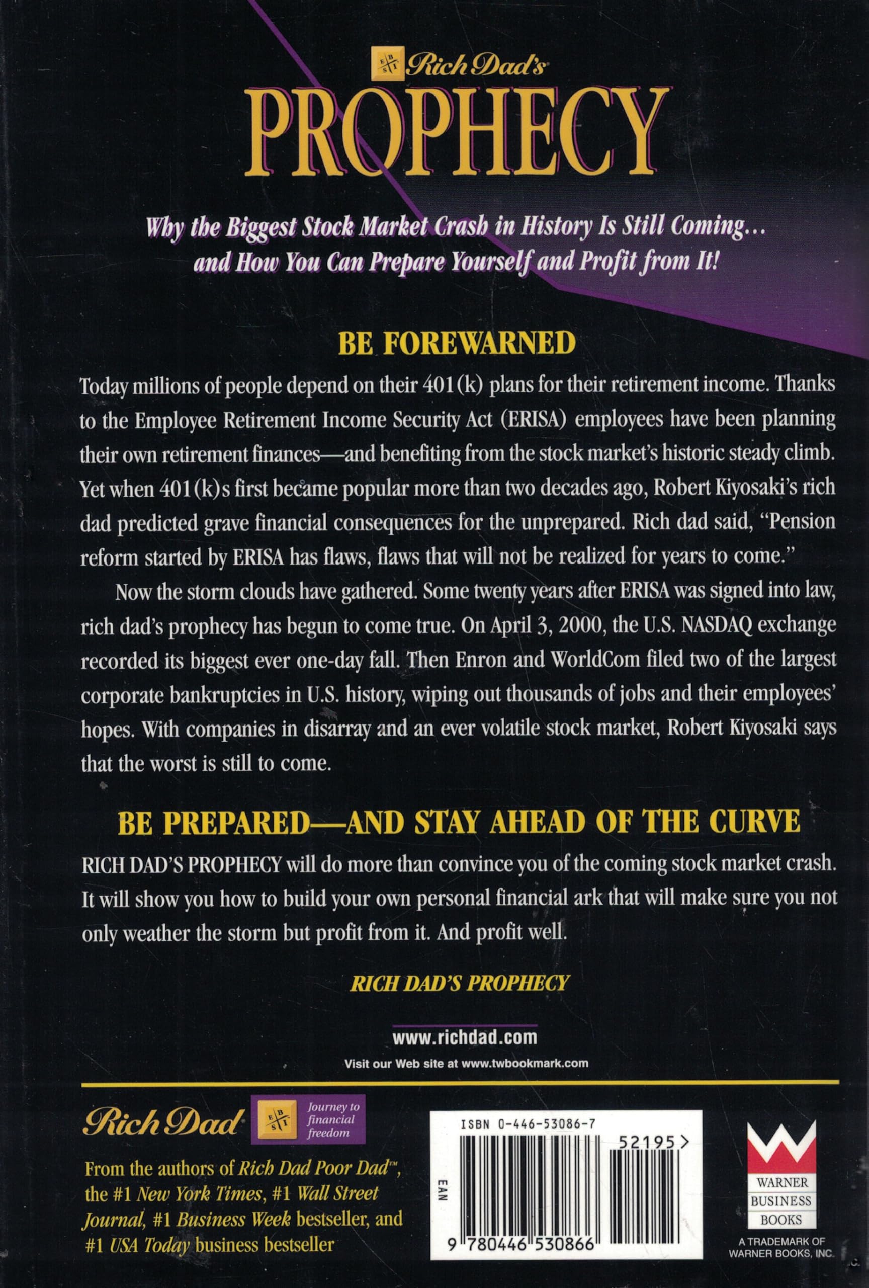 Rich Dads Prophecy: Why the Biggest Stock Market Crash in History Is Still Coming...and How You Can Prepare Yourself and Profit from It!