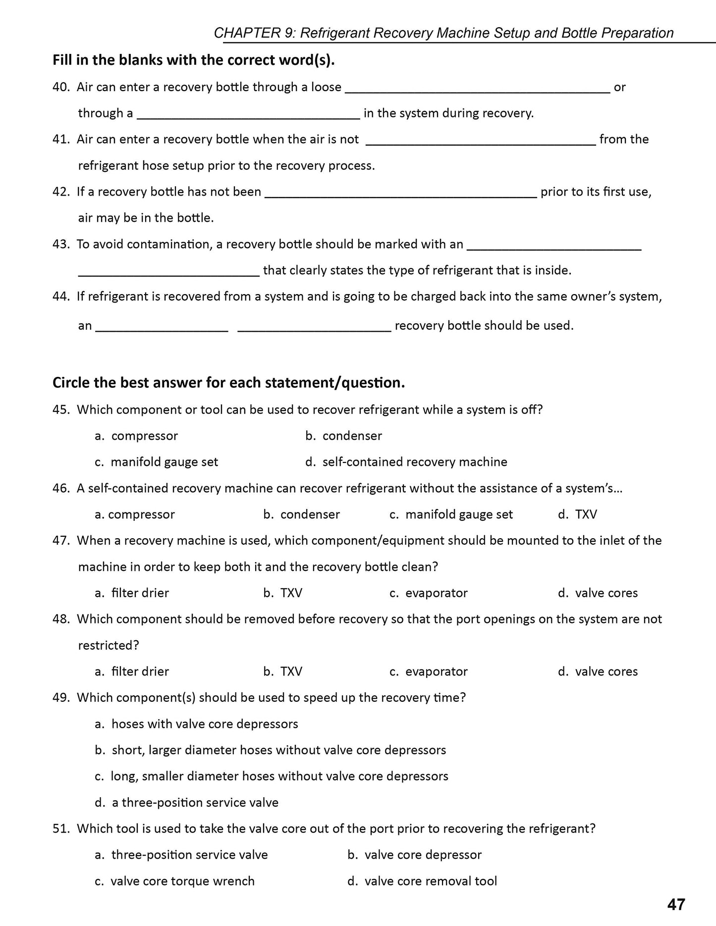 Refrigerant Charging and Service Procedures for Air Conditioning