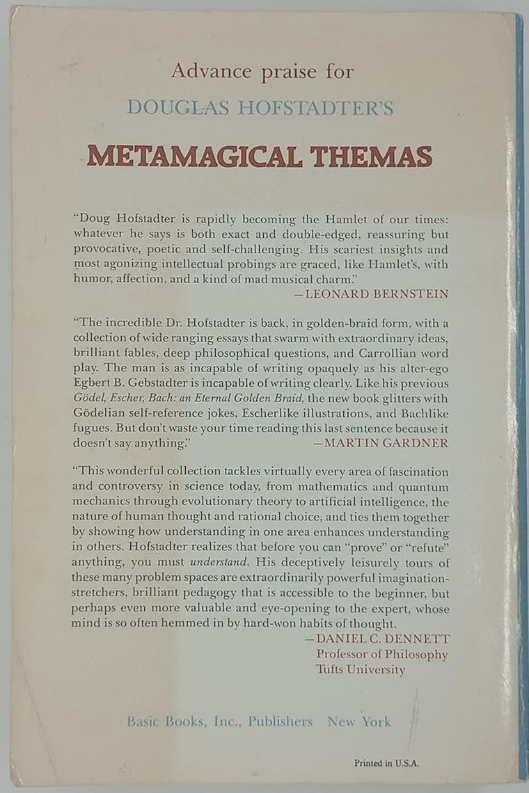 Metamagical Themas by Douglas R. Hofstadter