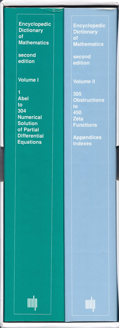 Encyclopedic Dictionary of Mathematics: The Mathematical Society of Japan (2 Vol. Set)