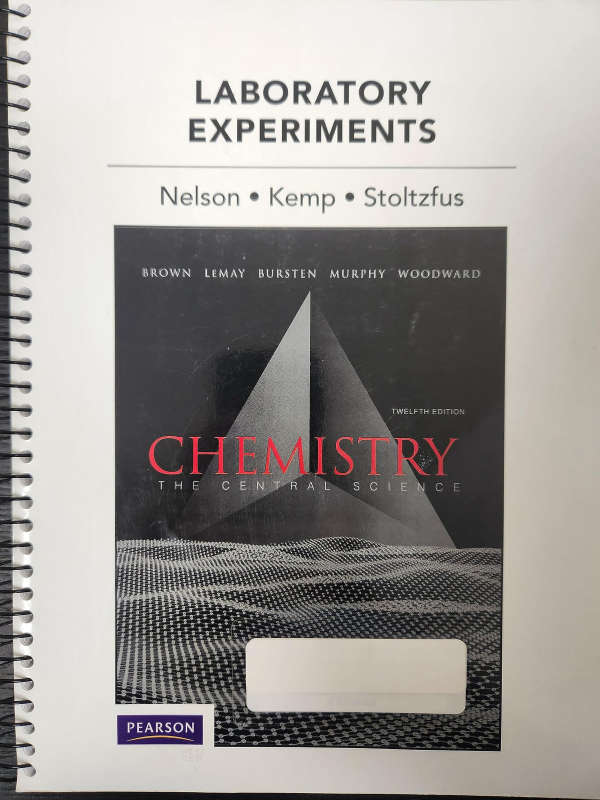 Laboratory Experiments for Chemistry: The Central Science
