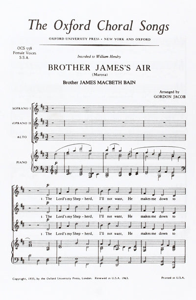 Brother James's Air