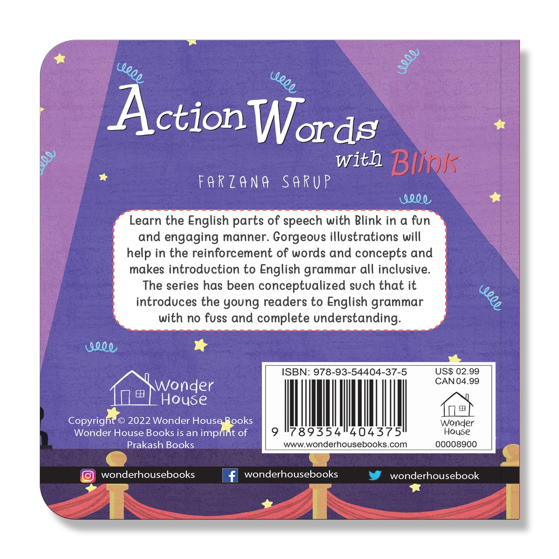 My First Words: Naming words, Action Words, Describing Words, Opposite Words - Box Set of 4 Board Bo