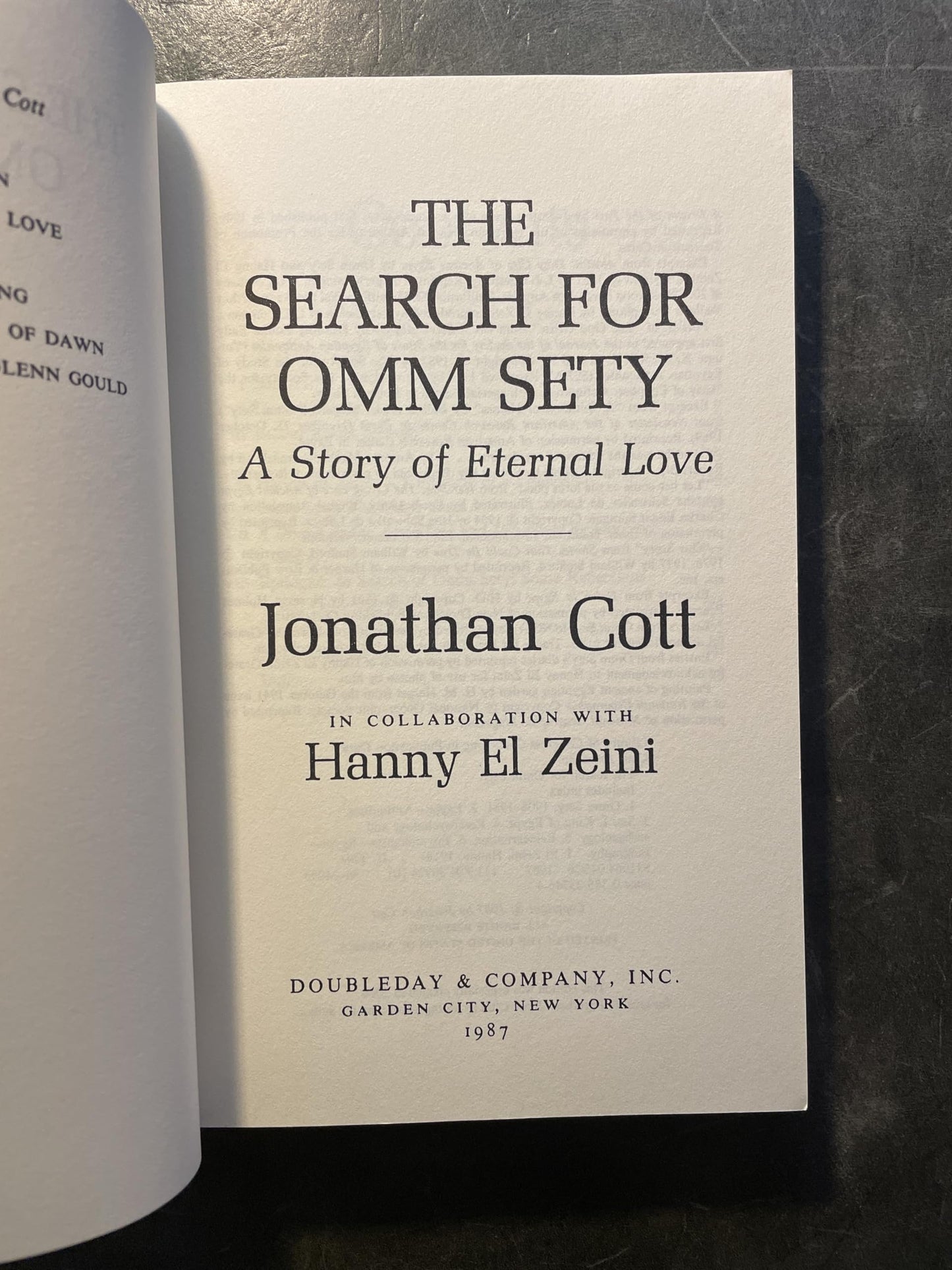 The Search for Omm Sety (Reincarnation and Eternal Love)