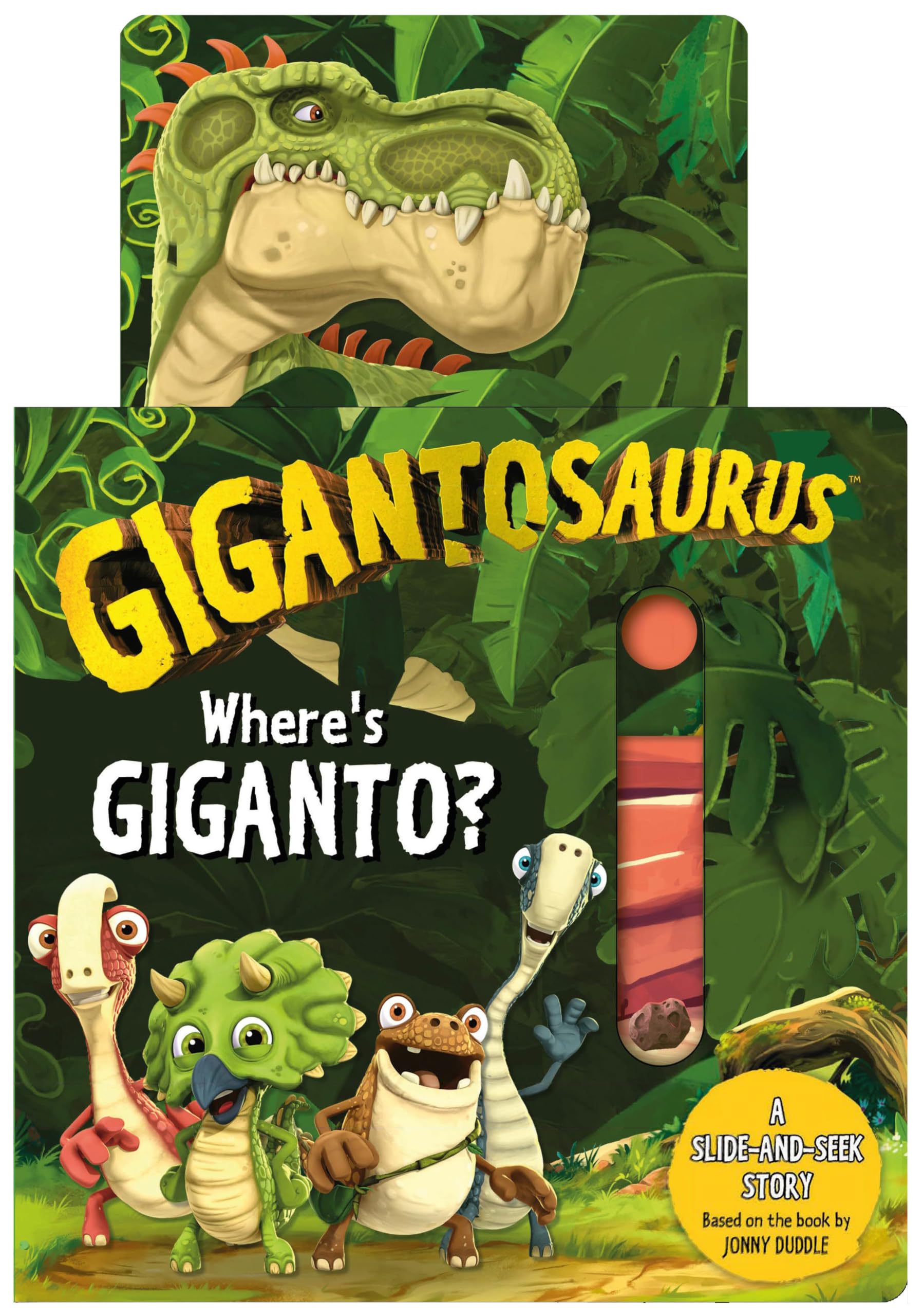 Gigantosaurus: Where's Giganto?: (An Interactive Slide-and-Seek Dinosaur Board Book with Slider Surprises on Each Page - For Toddlers, Preschoolers, and Kids Ages 3-7)