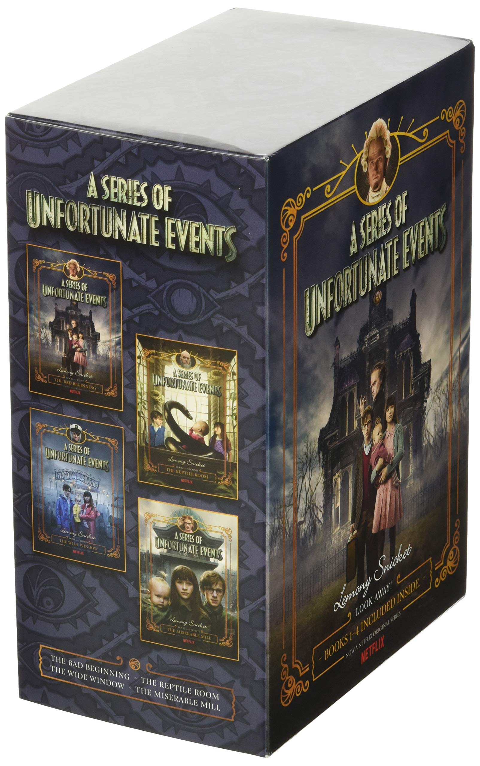 A Series of Unfortunate Events #1-4 Netflix Tie-in Box Set