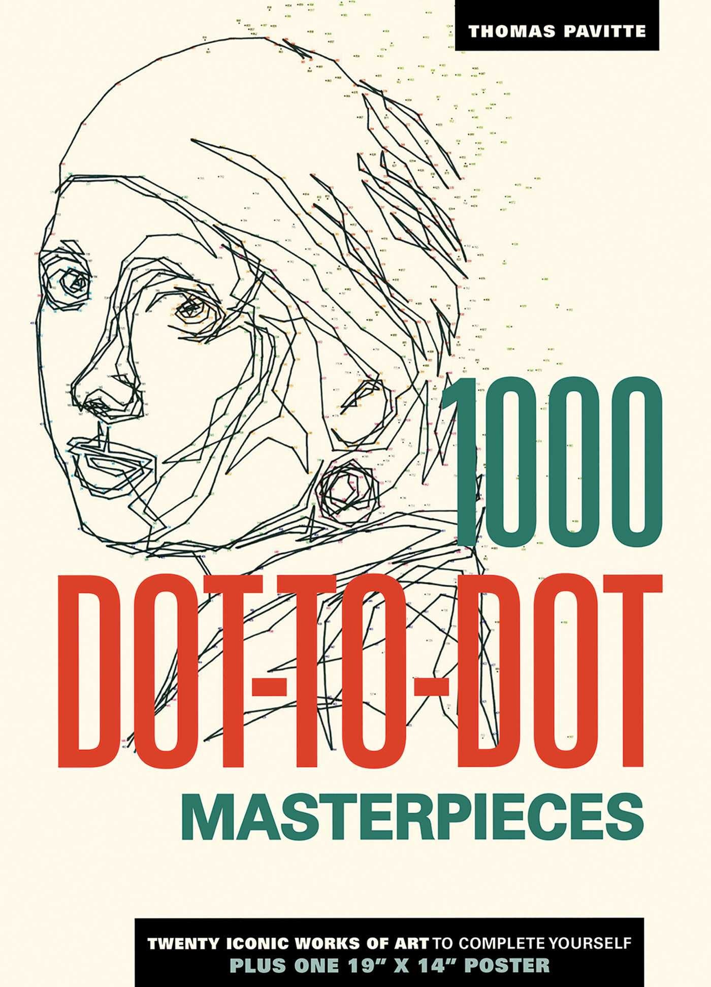 1000 Dot-to-Dot: Masterpieces by Pavitte, Thomas
