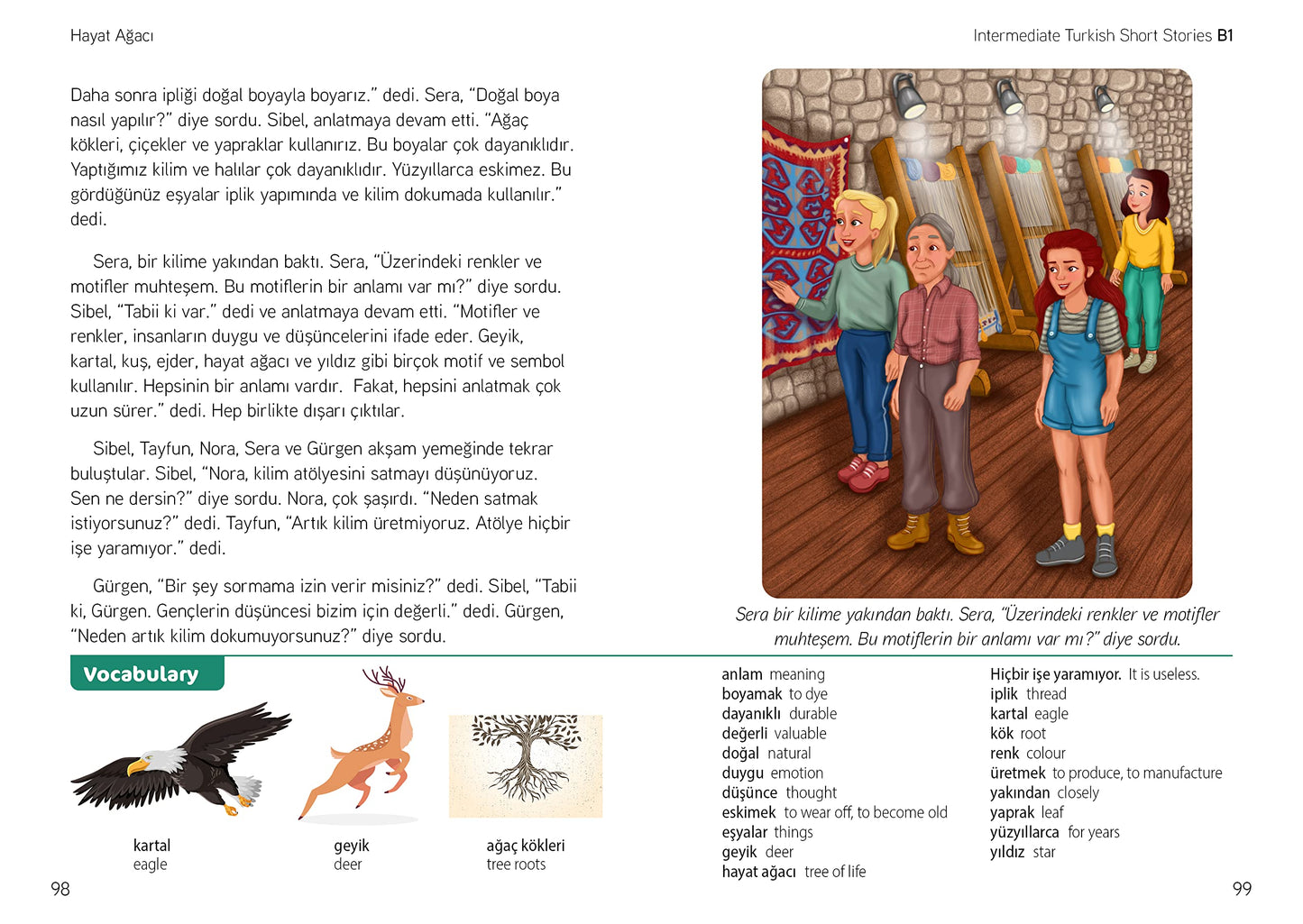 Intermediate Turkish Short Stories - Based on a comprehensive grammar and vocabulary framework (CEFR B1) - with quizzes , full answer key and online audio: 3 (Foxton's Turkish Graded Readers)
