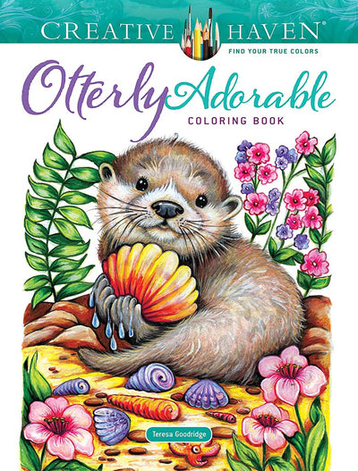 Creative Haven Otterly Adorable Coloring Book: Super Cute Otter Designs for Relaxing Adult/Teen Coloring (Adult Coloring Books: Animals)