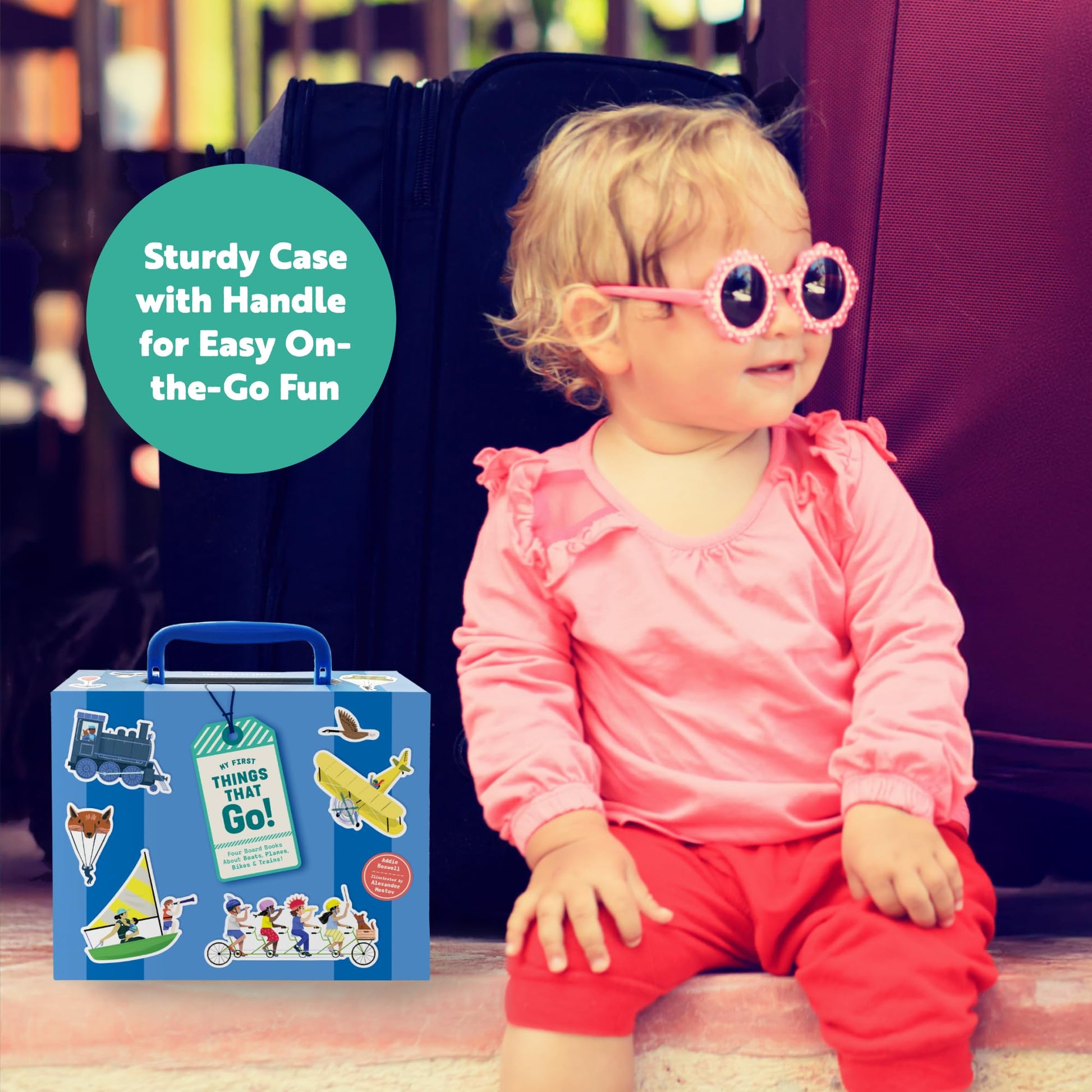 My First Things That Go: A Four-Board-Book Box Set of Boats, Planes, Bikes, and Trains for Toddlers 1-3 (Things That Go Series)