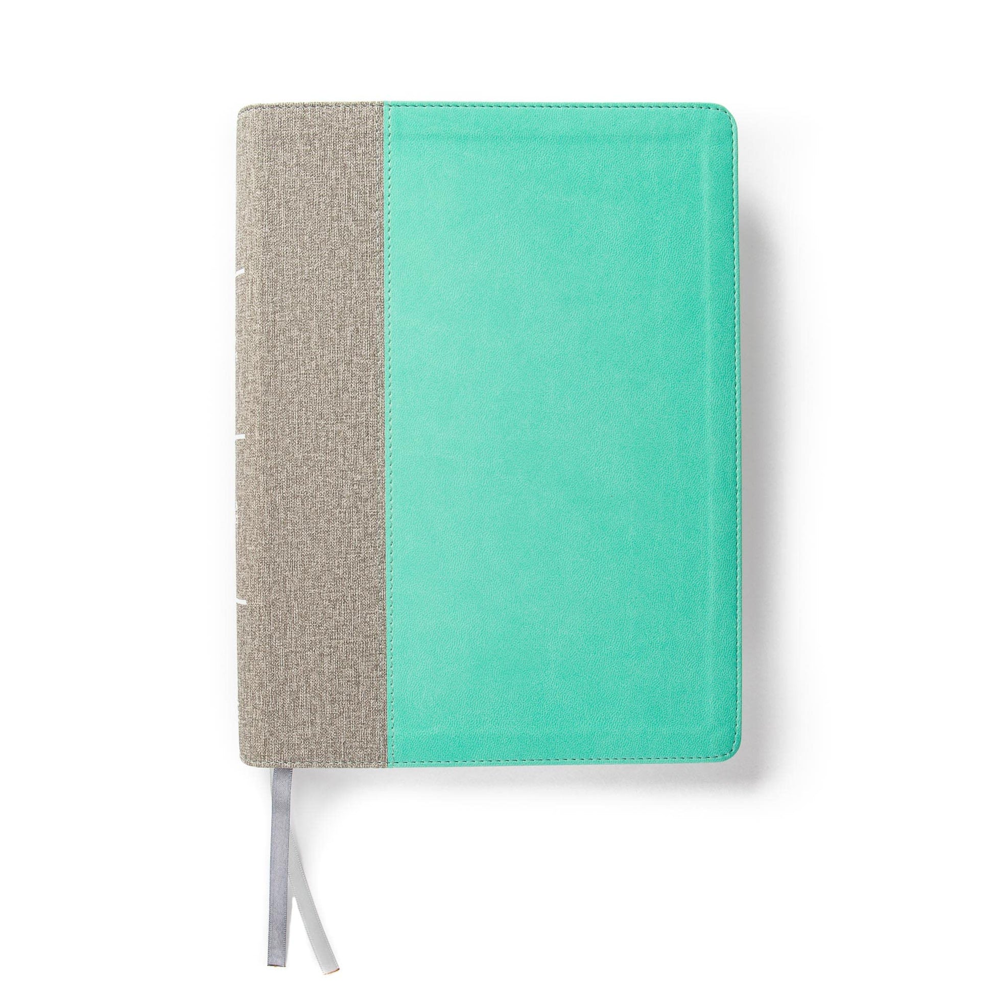 CSB Lifeway Women's Bible, Gray/Mint LeatherTouch, Indexed, Black Letter, Single-Column, Wide-Margins, Devotions, Articles, Word Studies, Character Profiles, Easy-to-Read Bible Serif Type