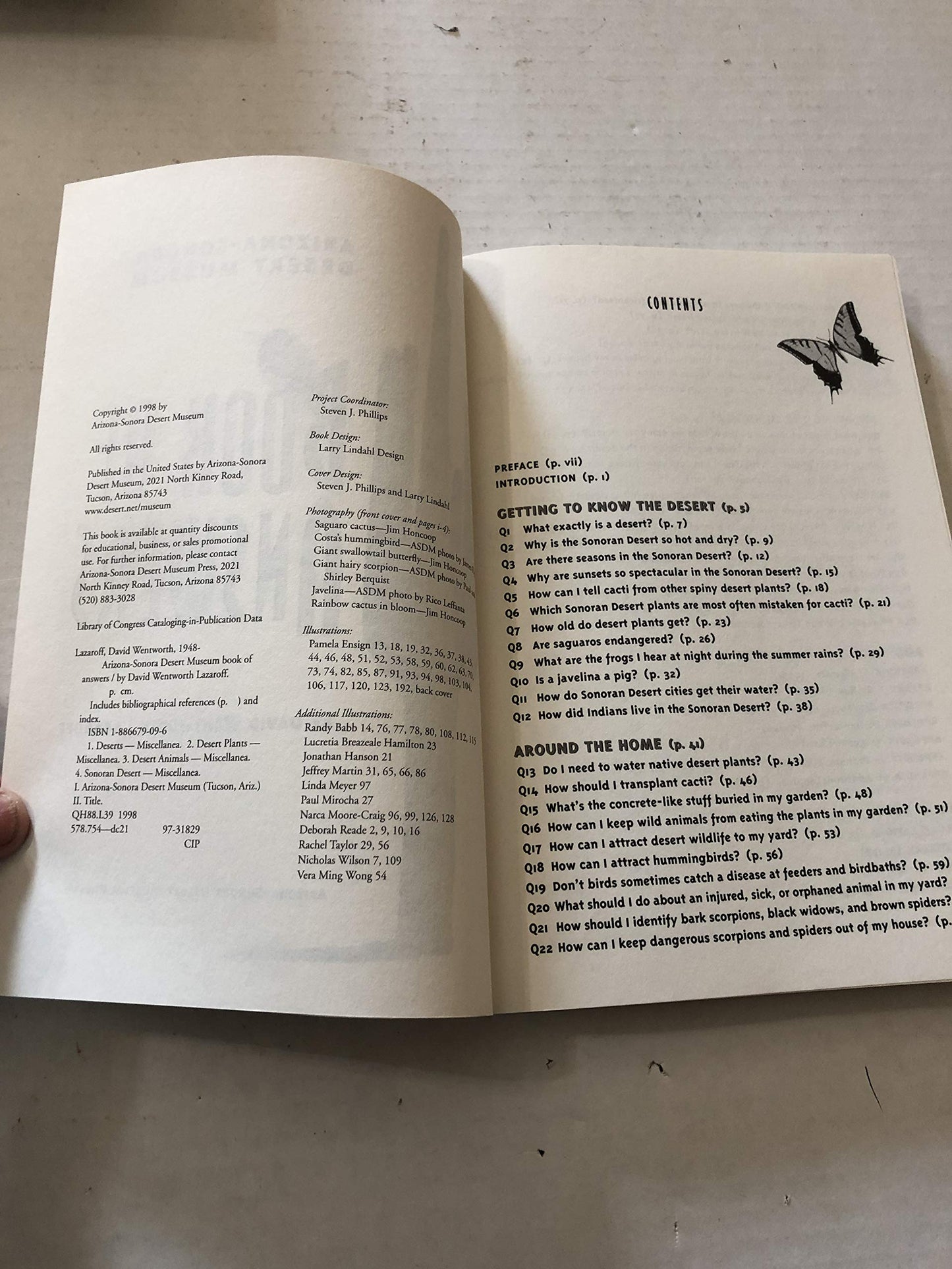 Arizona-Sonora Desert Museum Book of Answers