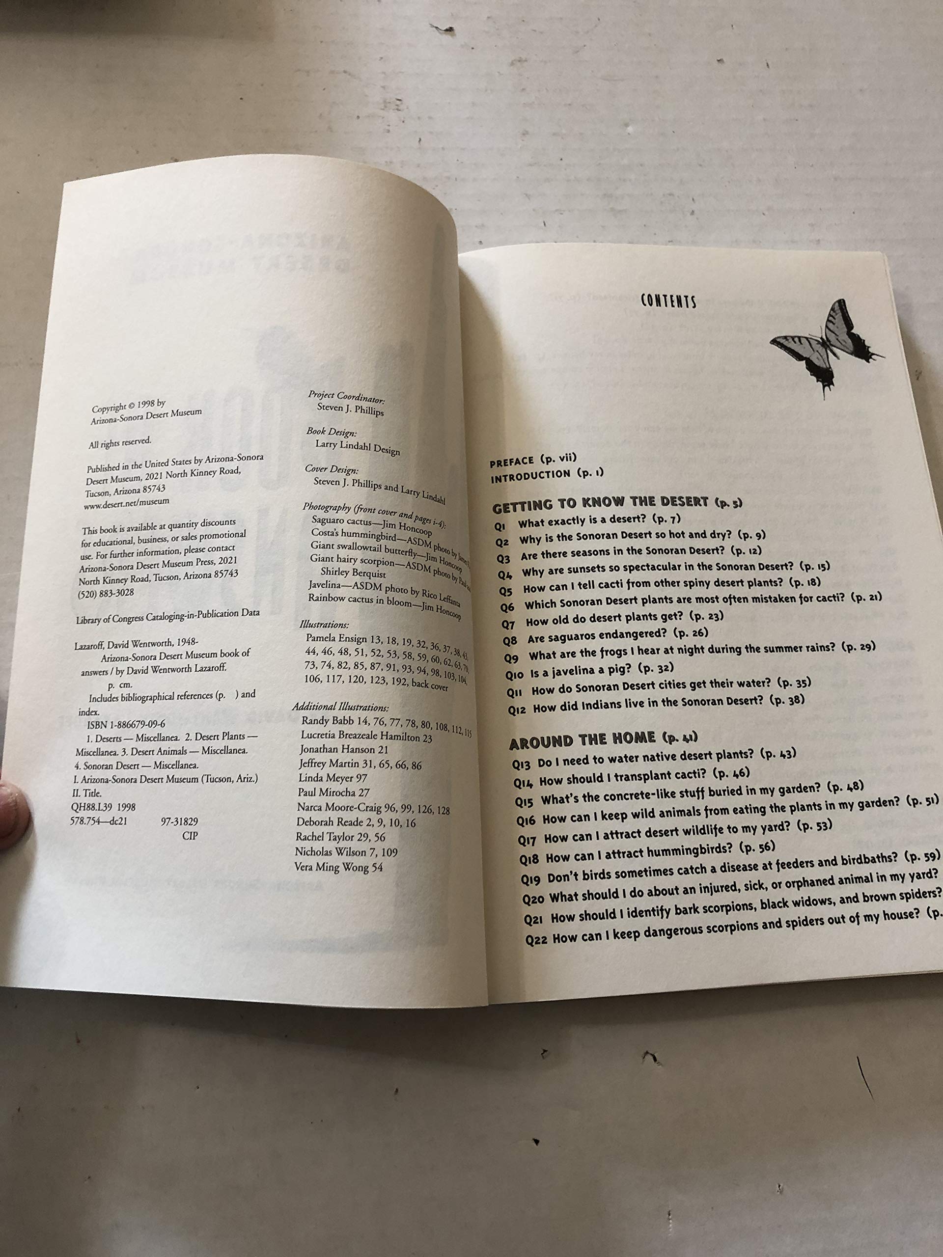 Arizona-Sonora Desert Museum Book of Answers