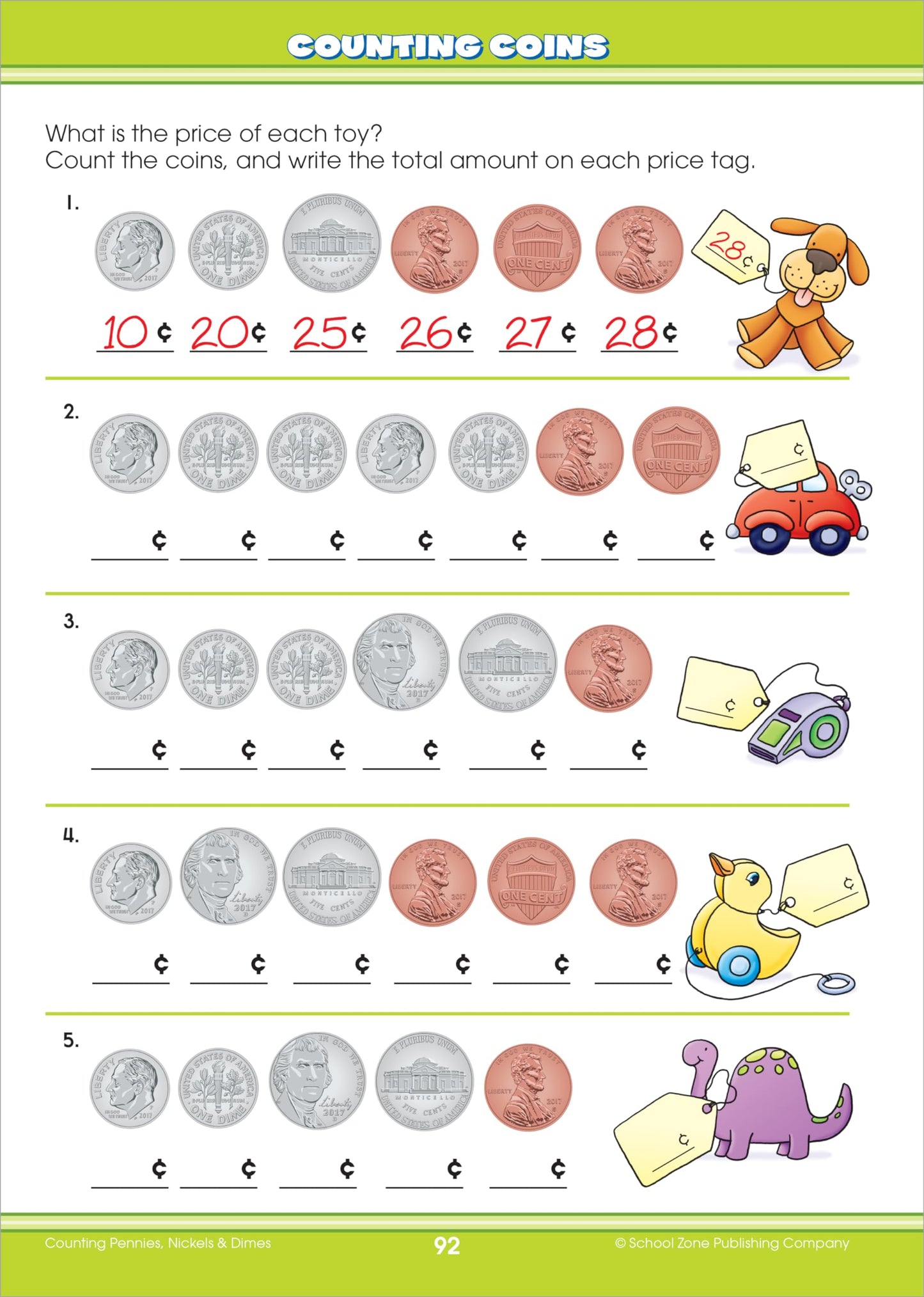 School Zone Big Math 1-2 Workbook: 320 Pages, 1st Grade, 2nd Grade, Elementary Math, Addition, Subtraction, Word Problems, Time, Money, Fractions, Ages 6 to 8
