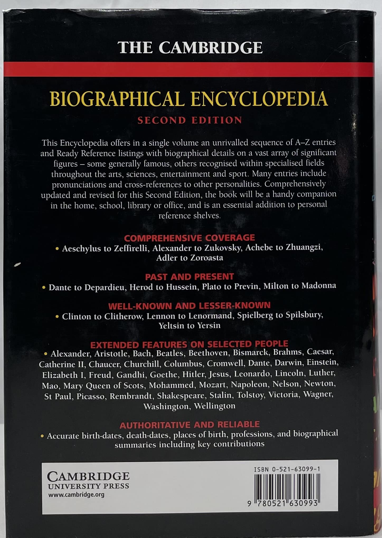 The Cambridge Biographical Encyclopedia